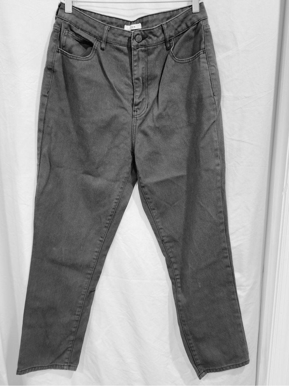 PacSun Gray Mom Jeans Women’s Size 30 High Rise Straight Leg Denim - Picture 3 of 12